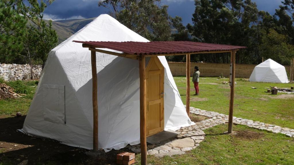 Zahrada ubytování Domos Cordillera Blanca