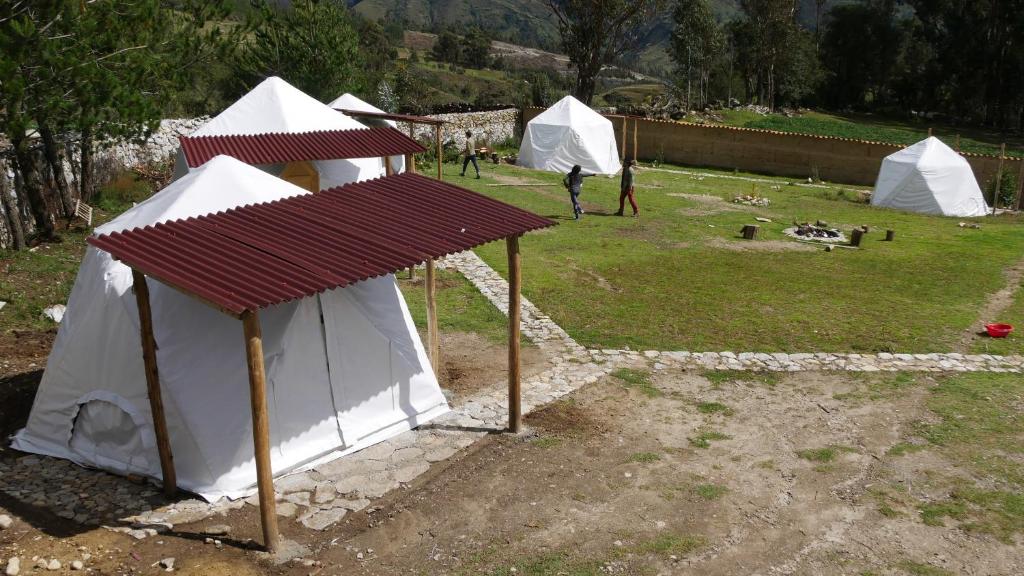 Zahrada ubytování Domos Cordillera Blanca