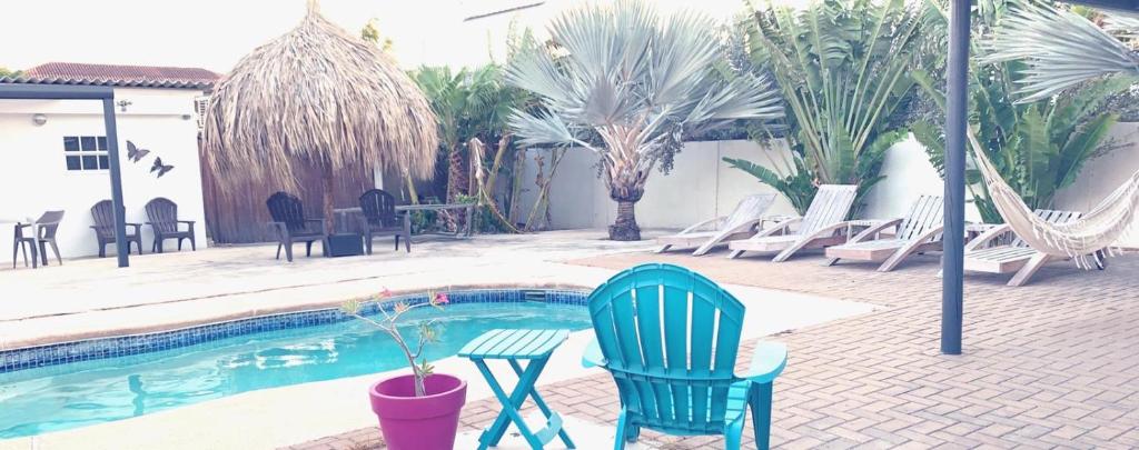 Bazén v ubytování Apartment Curacao nebo v jeho okolí