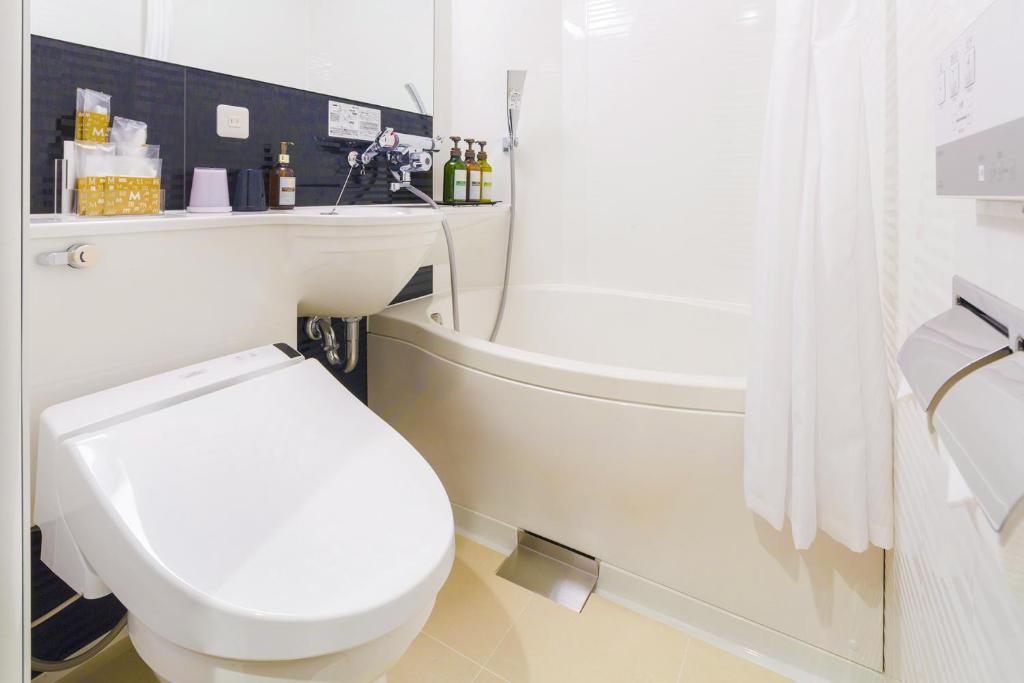 Koupelna v ubytování Hotel M's Est Shijo Karasuma