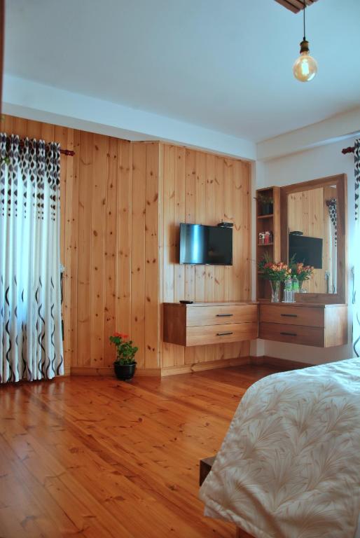 TV a/nebo společenská místnost v ubytování Cottage San Francesco