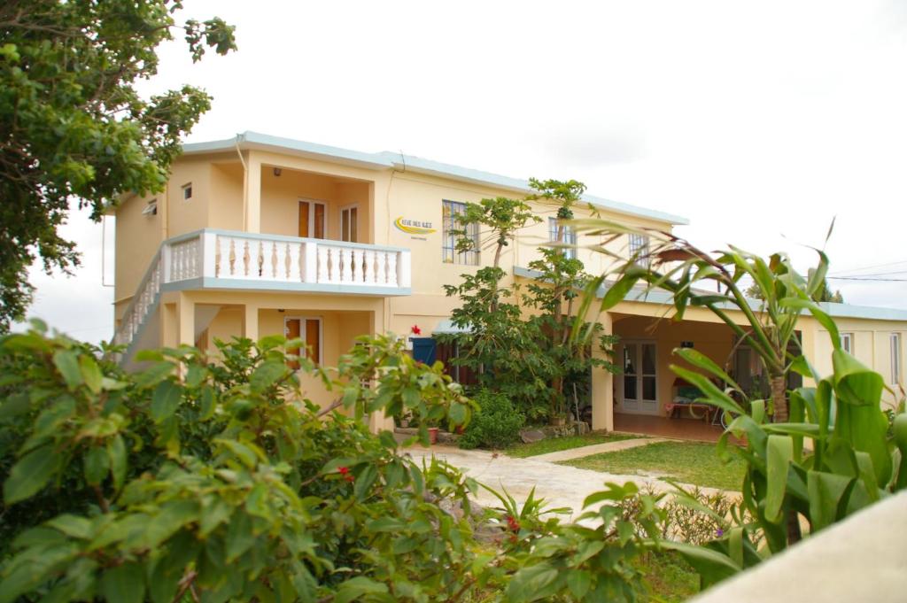 Zahrada ubytování Rêve des Îles Guesthouse