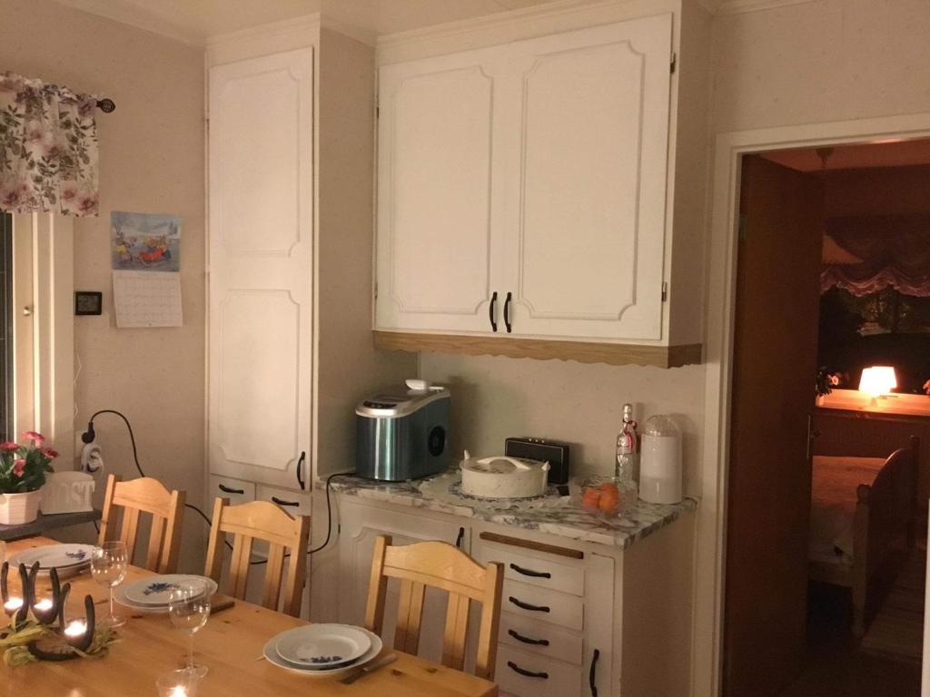 Kuchyň nebo kuchyňský kout v ubytování Villa Lillhärdal