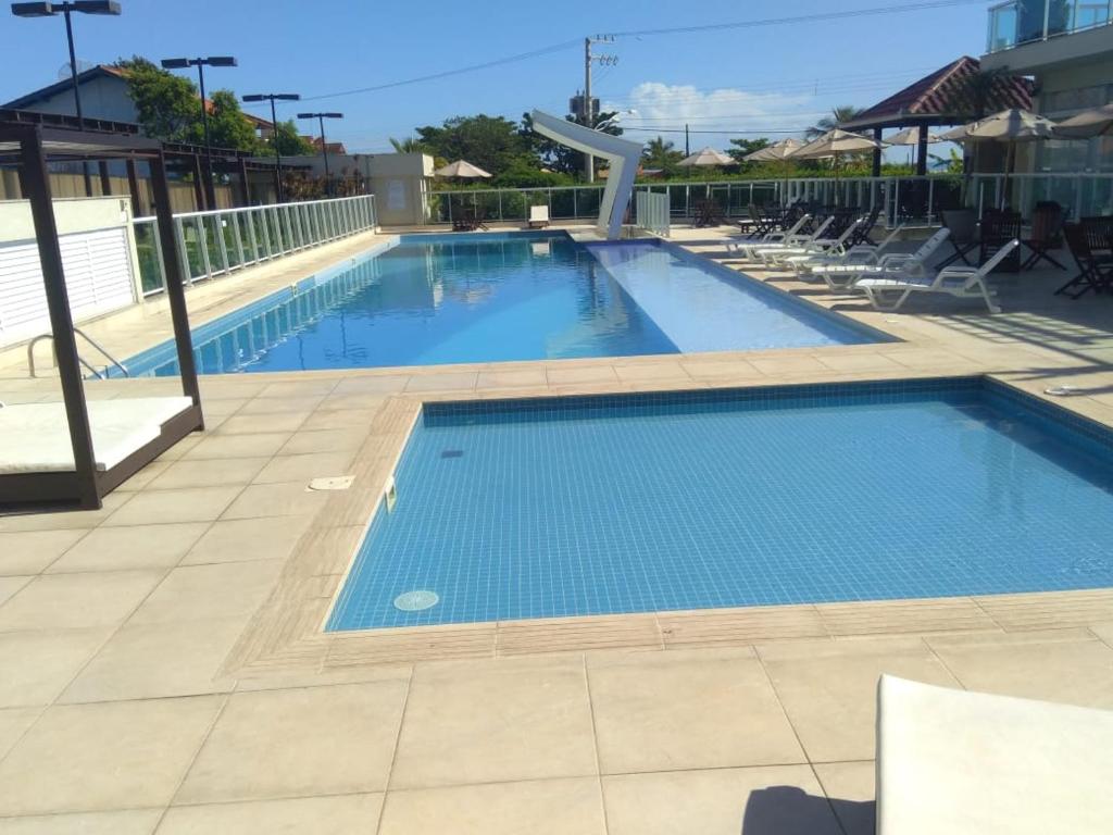  Maravilhoso apartamento novo em condomínio clube.
