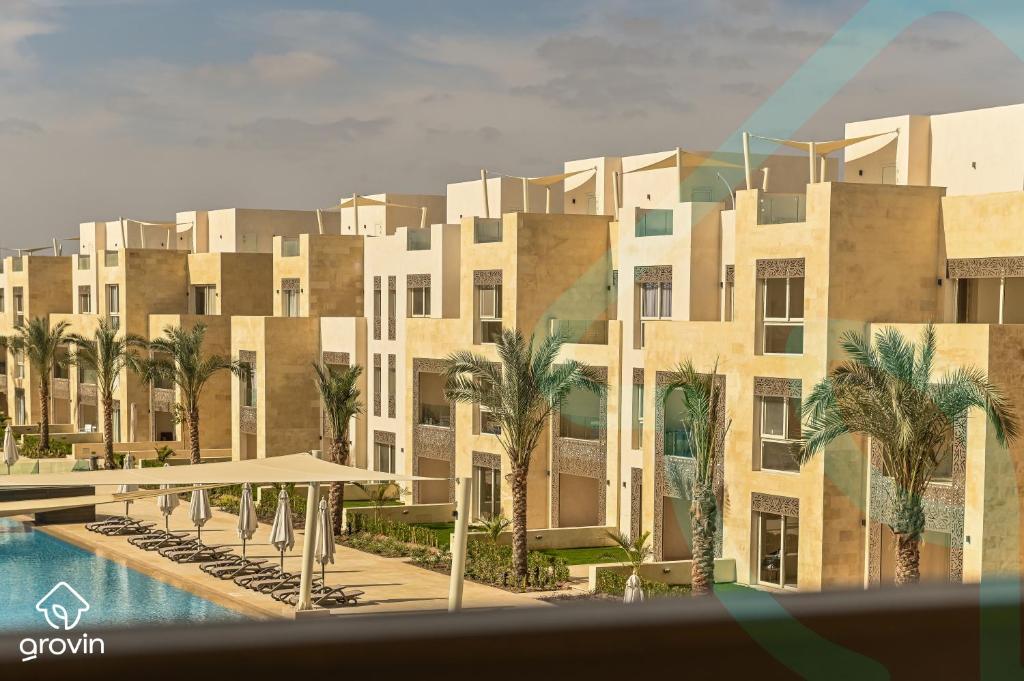 Bazén v ubytování Mangroovy Residence El Gouna - Grovin nebo v jeho okolí