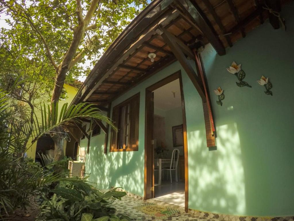 Κήπος έξω από το Casa verde mar