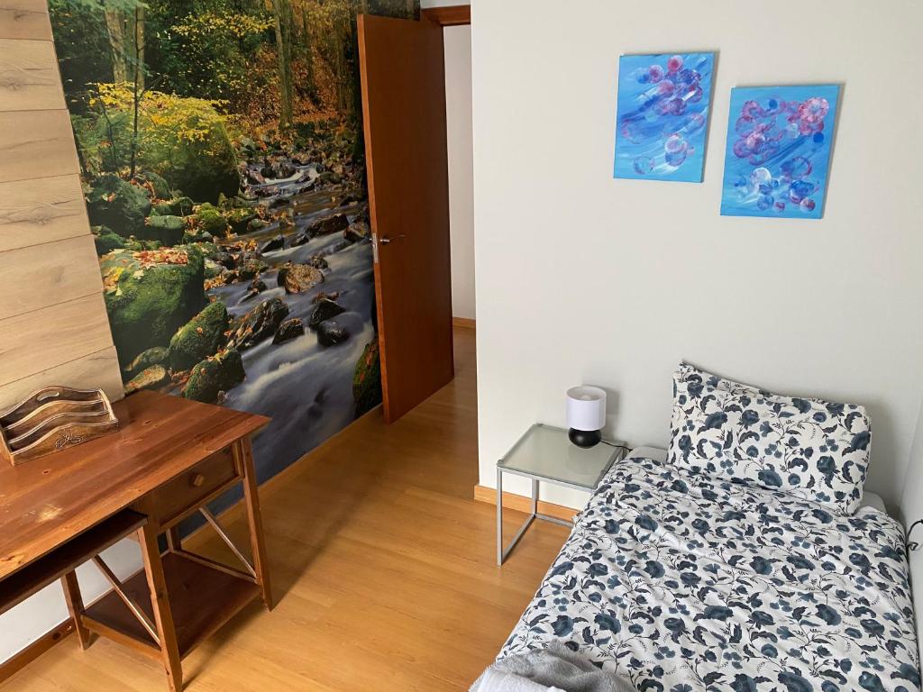 Postel nebo postele na pokoji v ubytování Dúplex Roca del Sucut