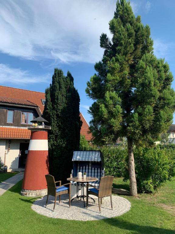 Zahrada ubytování Pension Windrose