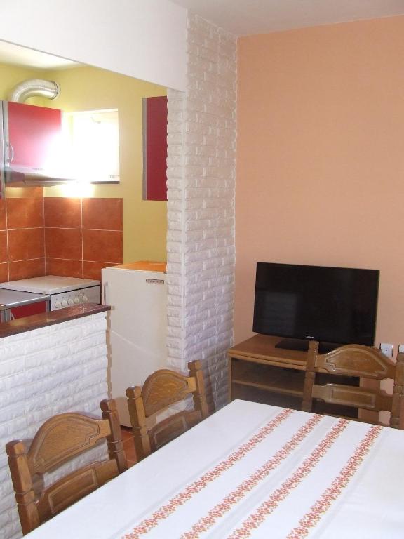 TV a/nebo společenská místnost v ubytování Apartment Singa