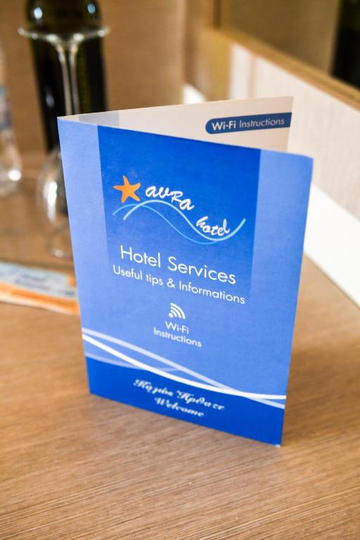 Certifikát, hodnocení, plakát nebo jiný dokument vystavený v ubytování Avra Hotel