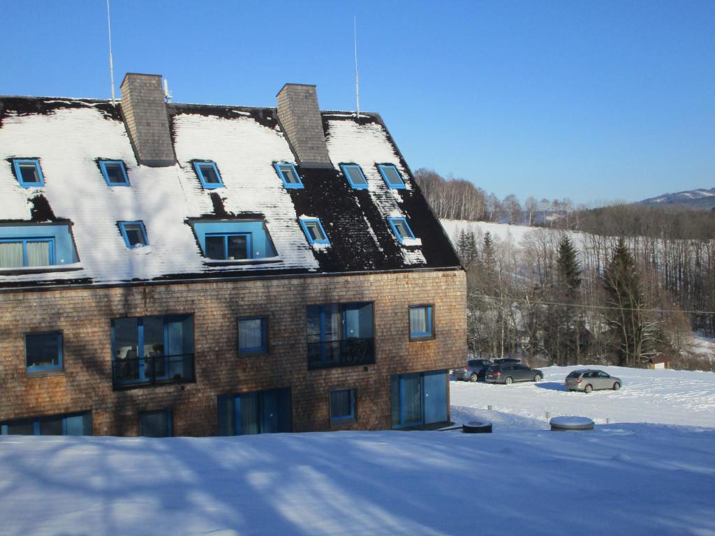 Apartmán u sjezdovky Filipovice v zimě