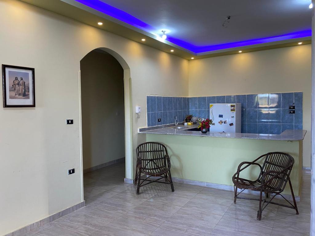 Kuchyň nebo kuchyňský kout v ubytování Elsanosy Family Guest House - Luxor