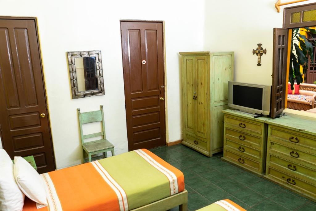 TV a/nebo společenská místnost v ubytování Casa Vilasanta