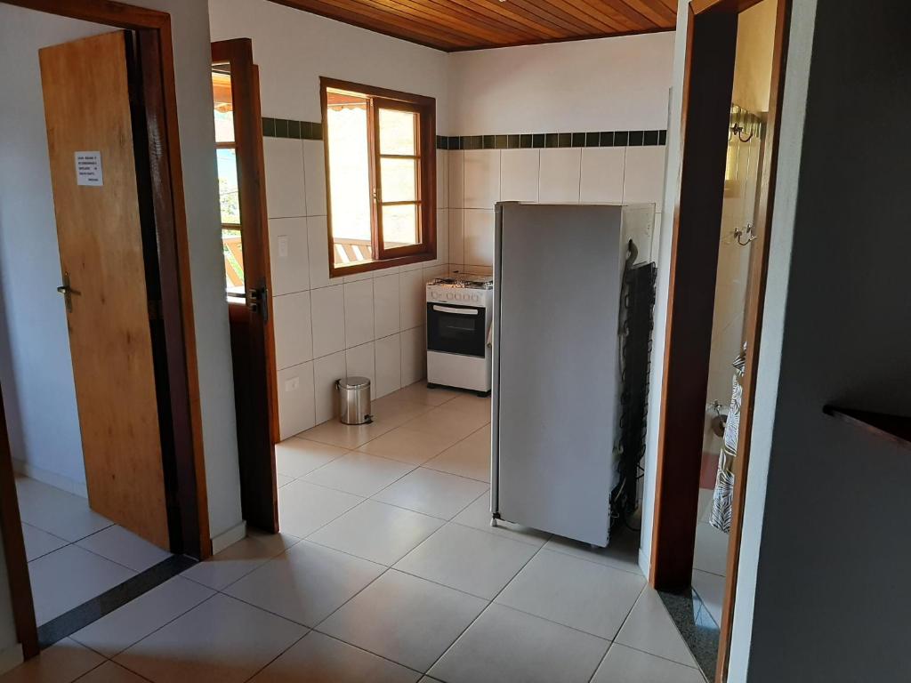 Kuchyň nebo kuchyňský kout v ubytování Amed Rooms