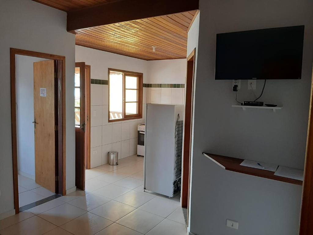 Kuchyň nebo kuchyňský kout v ubytování Amed Rooms