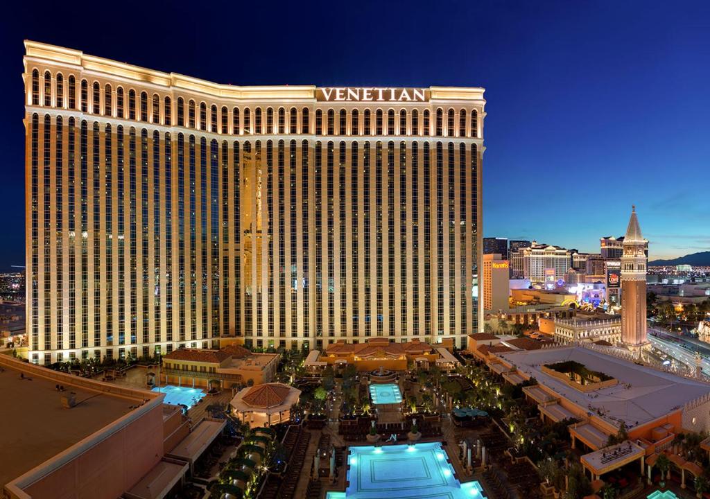 a view of the las vegas mandalay casino at The Venetian® Resort Las Vegas in Las Vegas