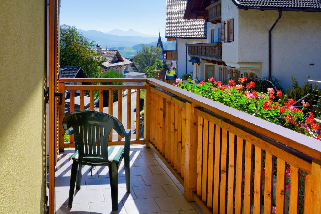 Balkón nebo terasa v ubytování Hotel Haus an der Luck