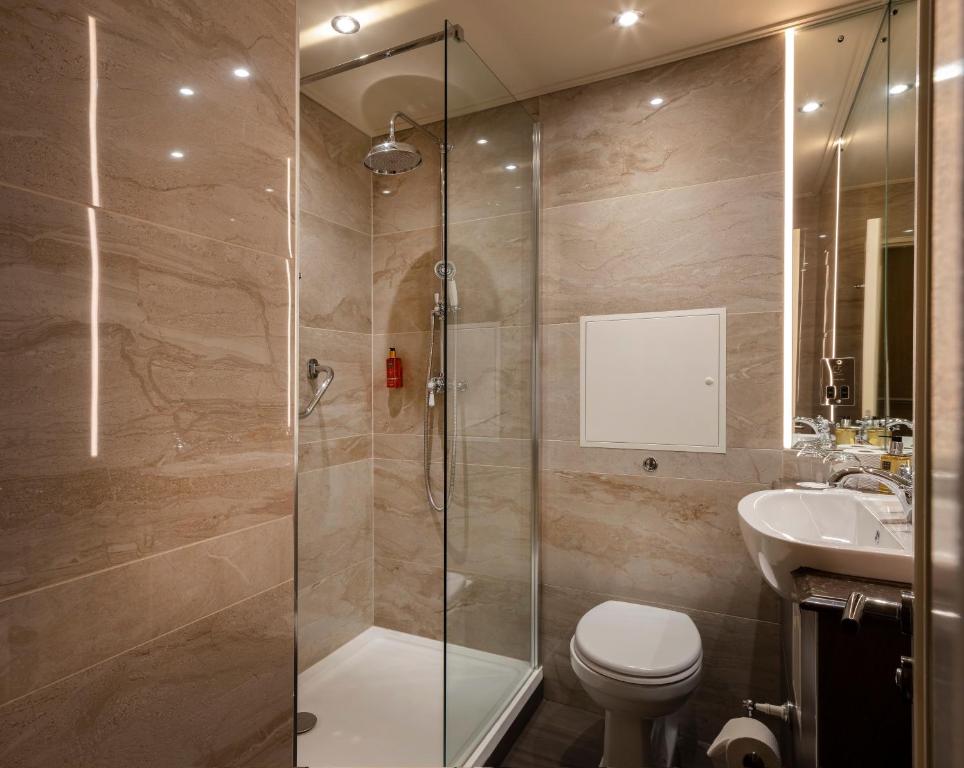 Koupelna v ubytování Cassidys Hotel