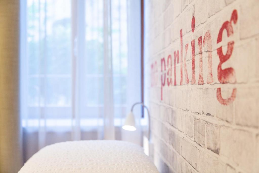Łóżko lub łóżka w pokoju w obiekcie Borgo Cantagallo Casa Olivia 1
