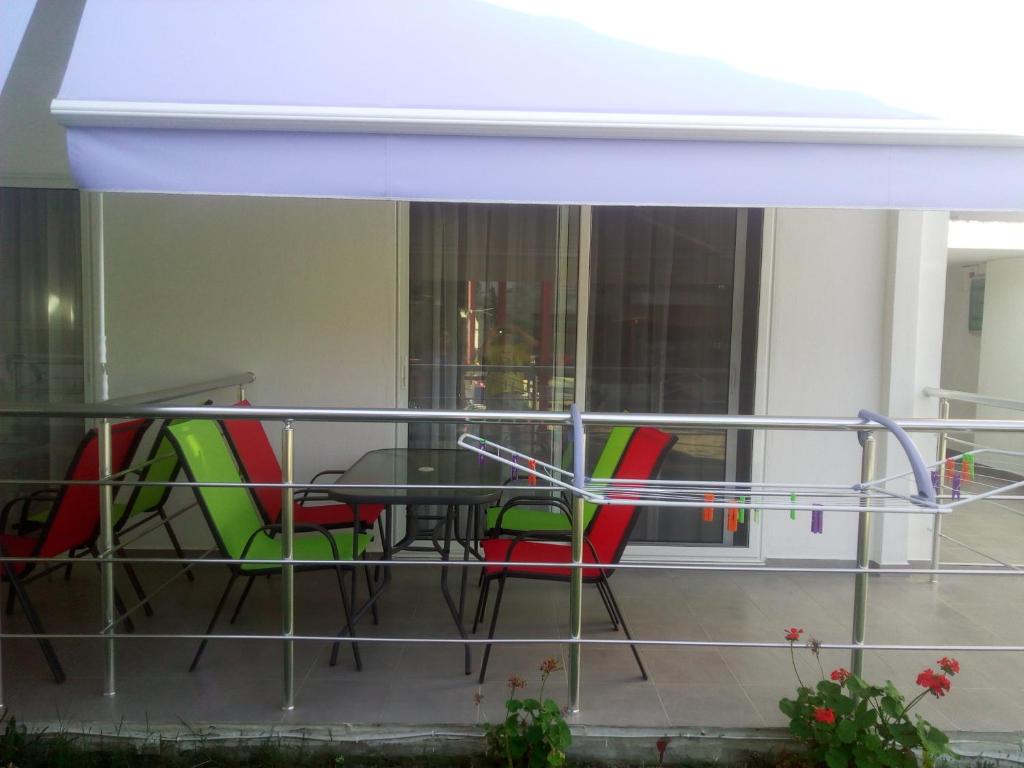 Balkón nebo terasa v ubytování Persefoni Rooms Apartments & Mezonetes