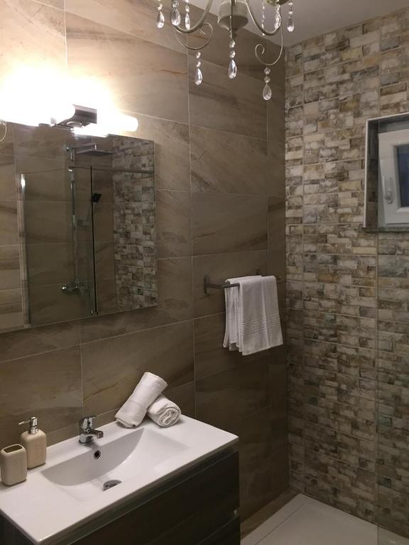 Kúpeľňa v ubytovaní Vila Kata