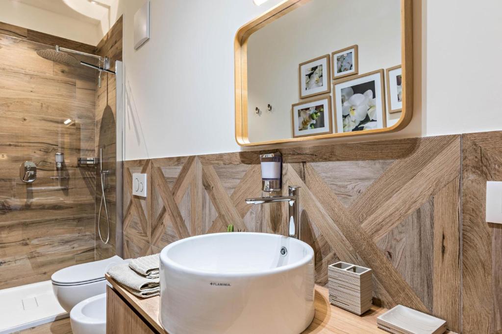 Łazienka w obiekcie Wellness Lodge Riccardo