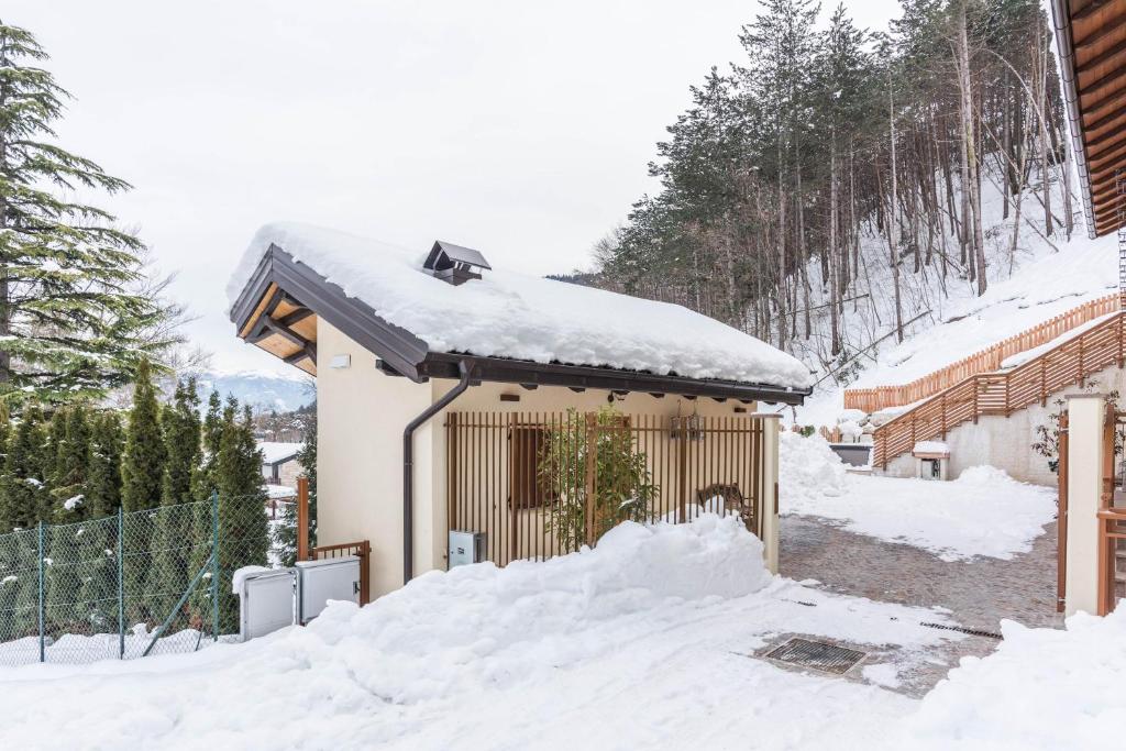 Obiekt Wellness Lodge Riccardo zimą