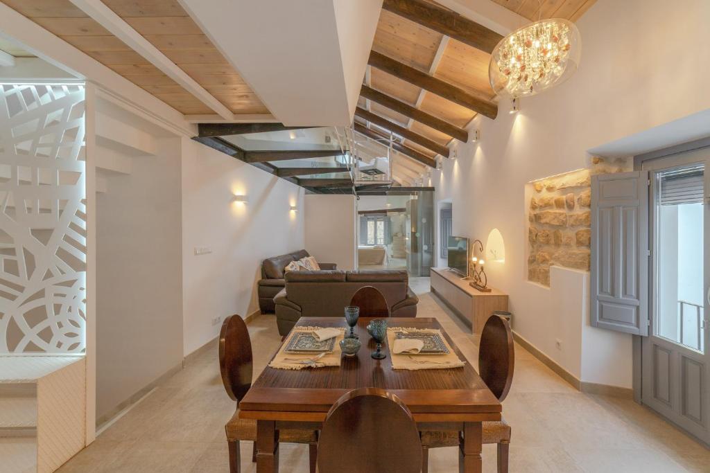 Posezení v ubytování Apartamentos “Quotidianum”