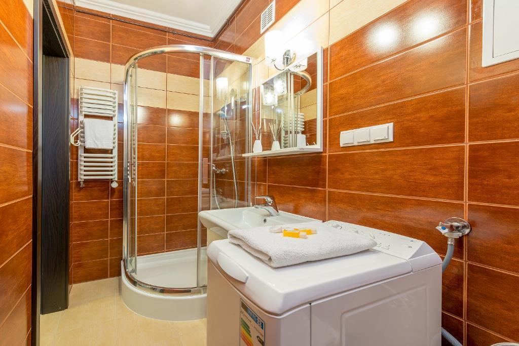 Kúpeľňa v ubytovaní Freta 48 Studio P&O Serviced Apartments
