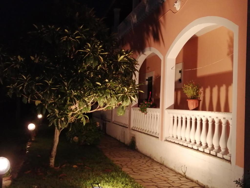 Zahrada ubytování Aris Paschalia Studios