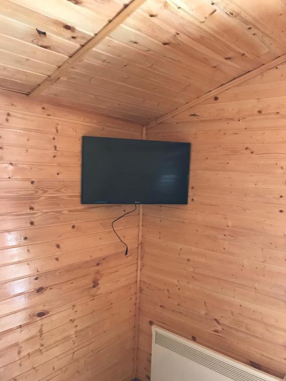 TV a/nebo společenská místnost v ubytování Roua Muntelui