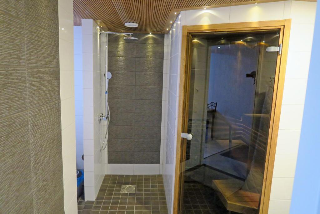 Ванная комната в Apartments Tahko