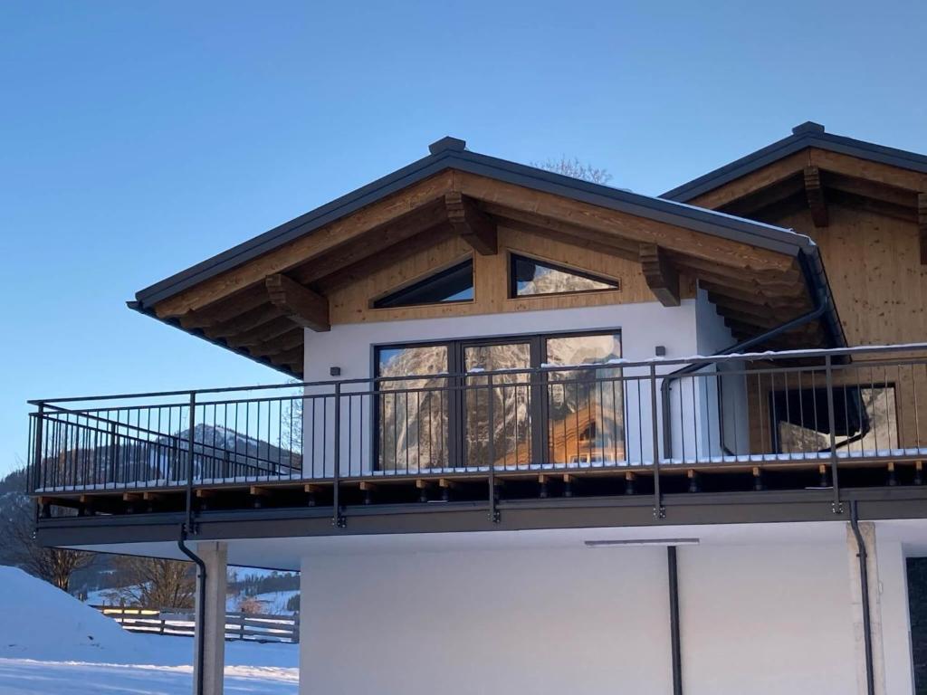 Balkón alebo terasa v ubytovaní Appartements Blumenwiese