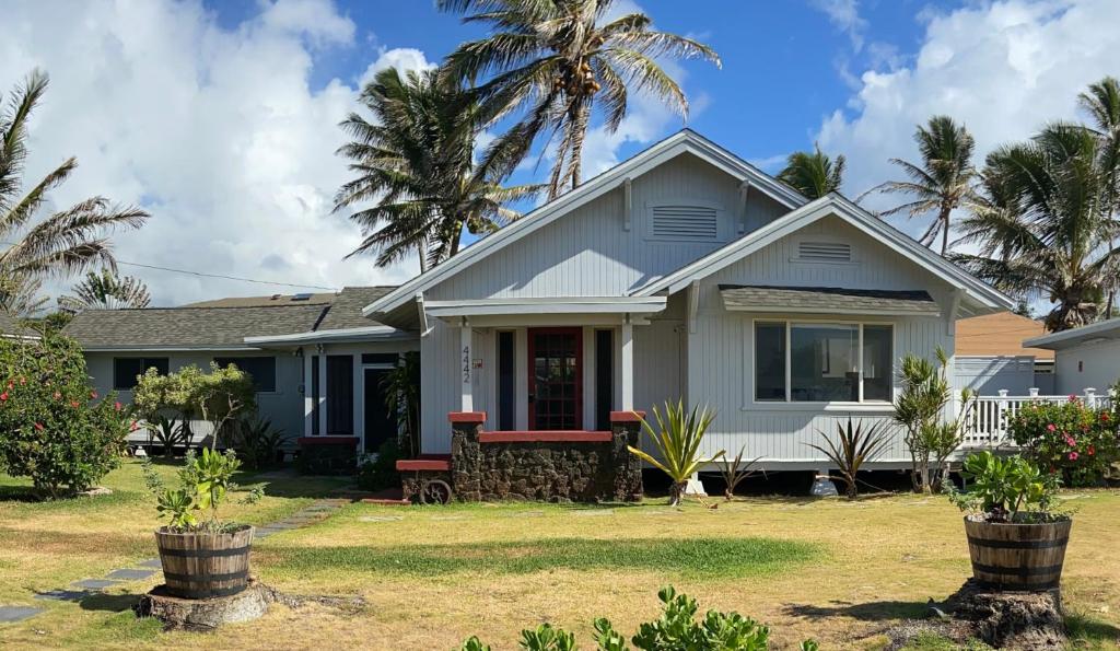 Zahrada ubytování OceanFront Kauai - Harmony TVNC 4247