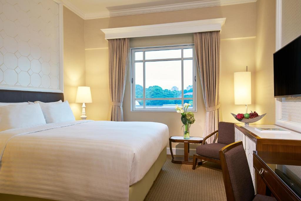 Postel nebo postele na pokoji v ubytování Rendezvous Hotel Singapore by Far East Hospitality