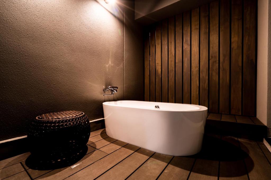 Koupelna v ubytování Randor Hotel Namba Osaka Suites