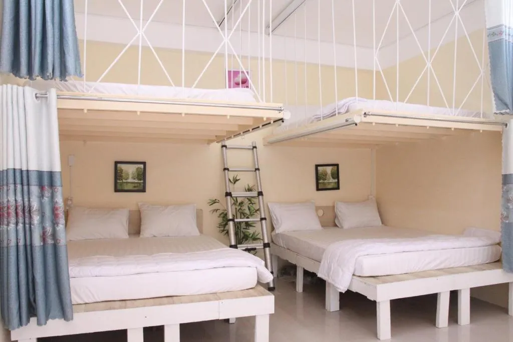The BanhMi Apart with balcony's view overlooking Bui Vien Street, Ho Chi Minh City, Vietnam