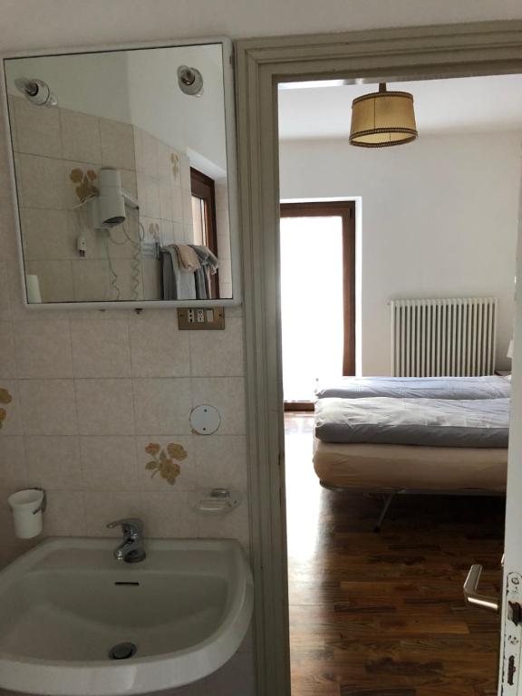 Koupelna v ubytování B&B Astor