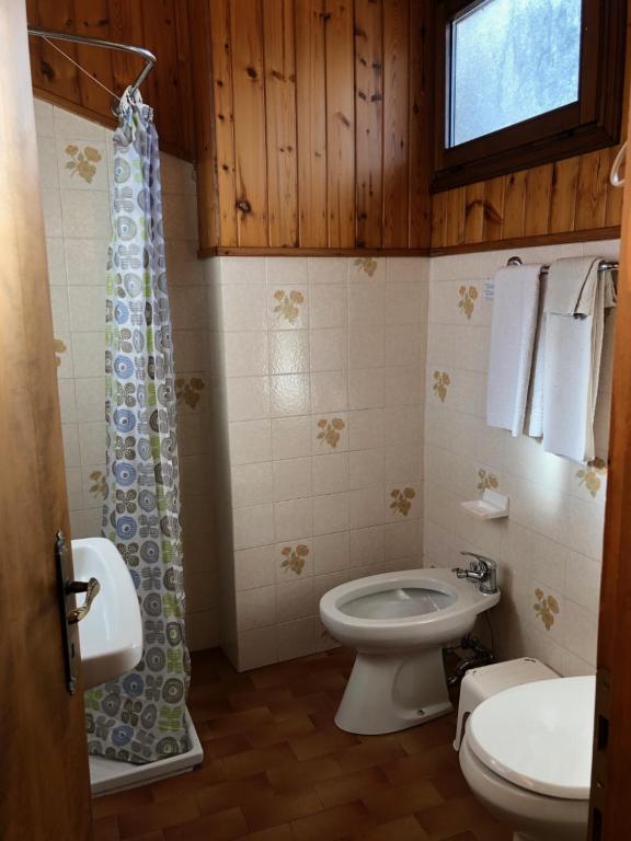 Koupelna v ubytování B&B Astor