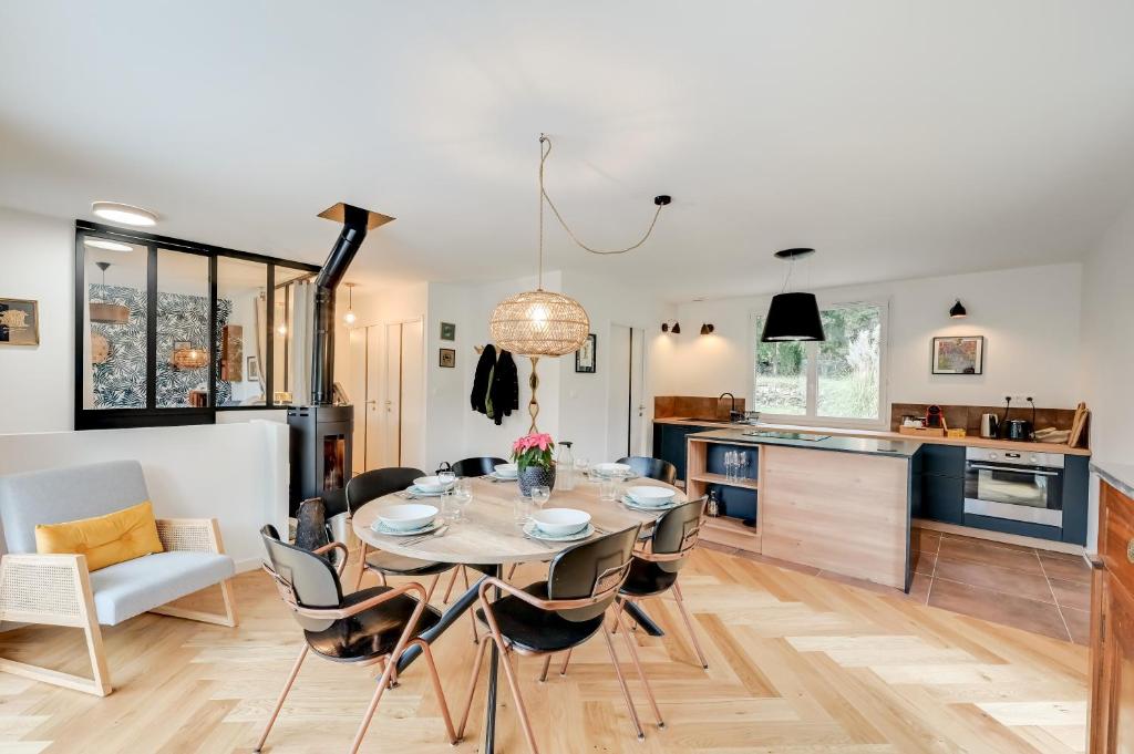 Nhà bếp/bếp nhỏ tại L'Episode Cevenol