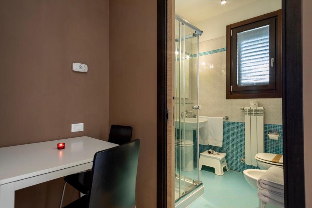 Koupelna v ubytování MyBed B&B