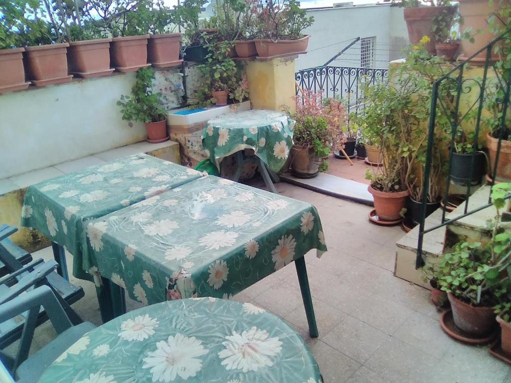 A balcony or terrace at Room in Guest room - Room with Etna view