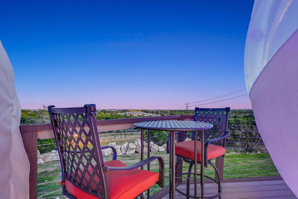 Balkón nebo terasa v ubytování Udoscape Eco-Glamping Resorts