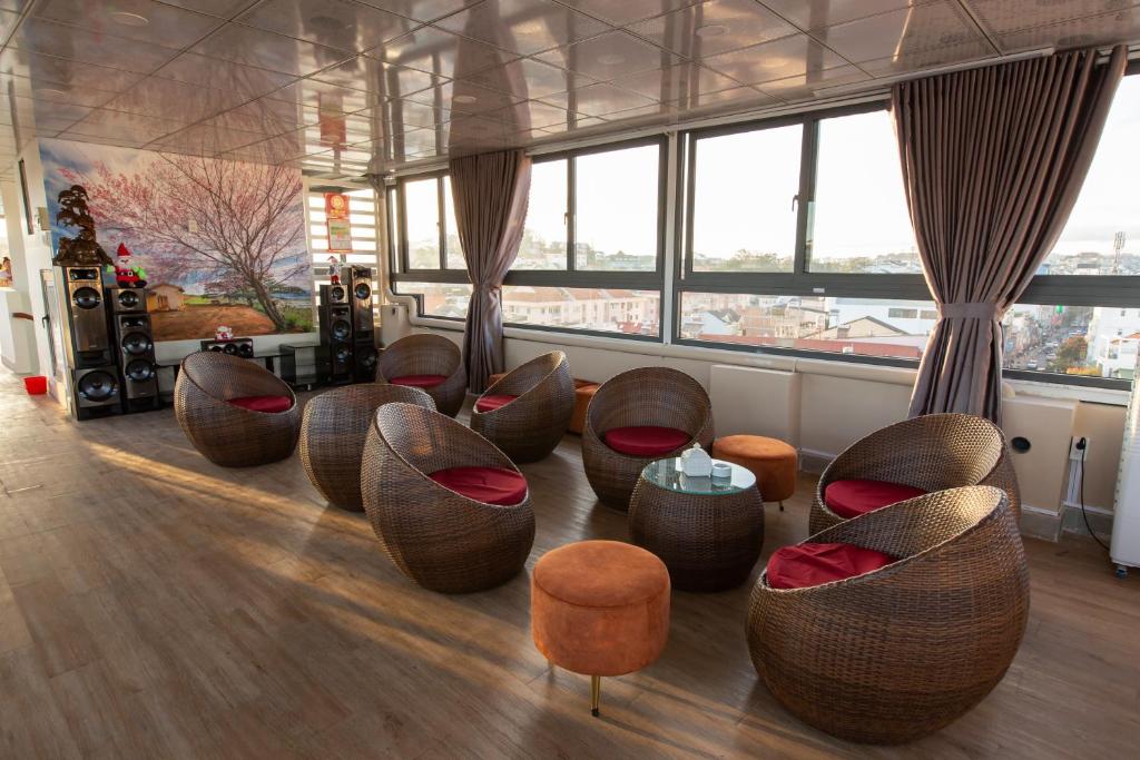Posezení v ubytování Lien's Hotel Đà Lạt