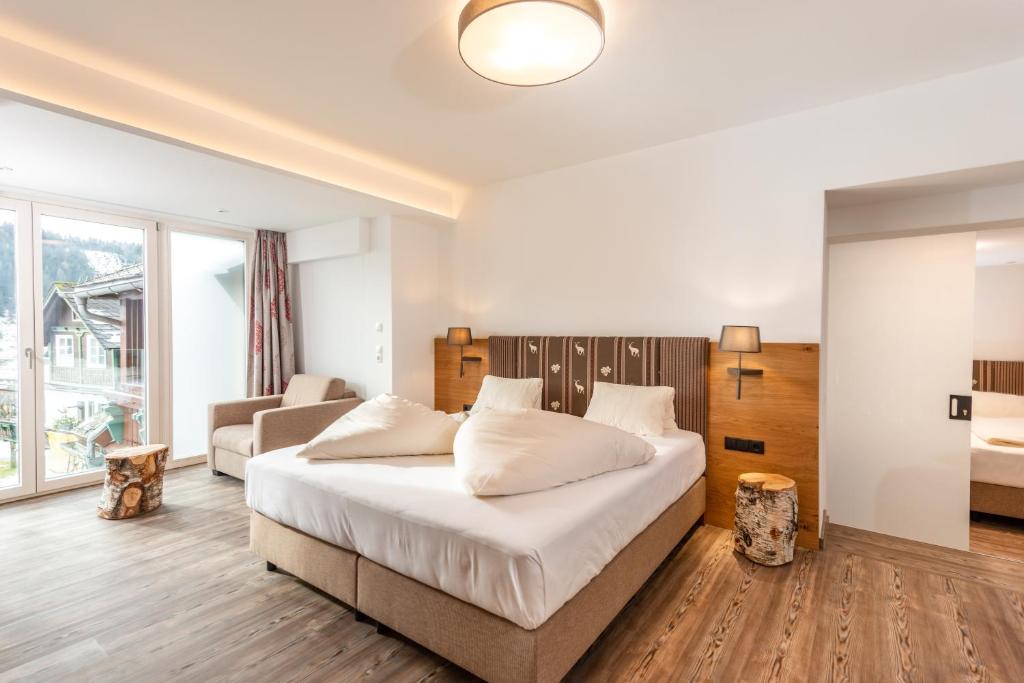 Posteľ alebo postele v izbe v ubytovaní Aktivhotel Pehab