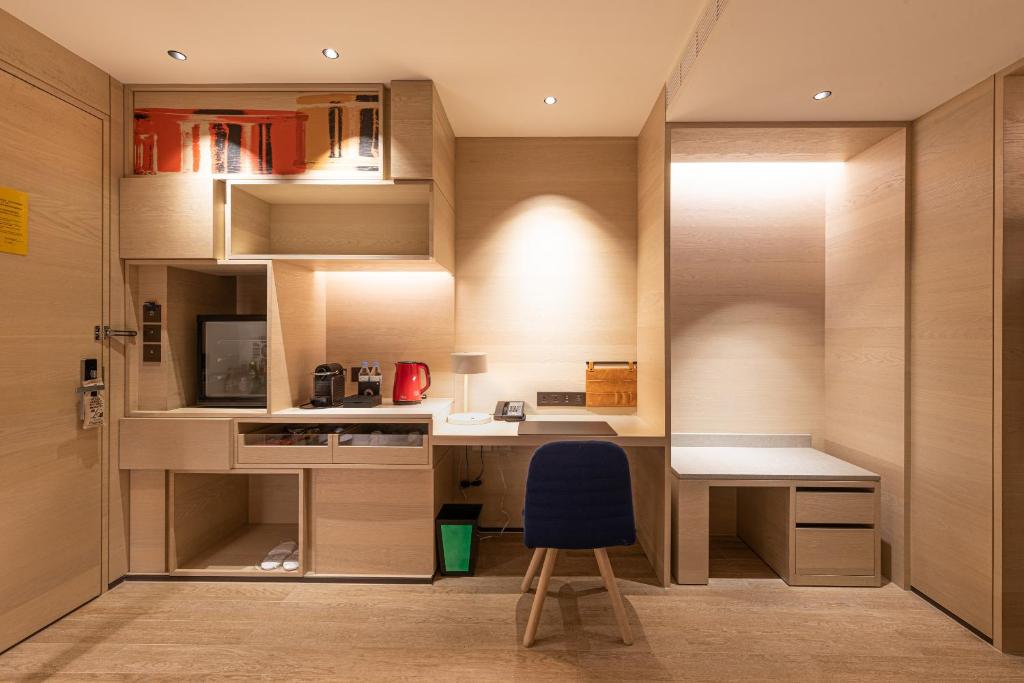 Kuchyň nebo kuchyňský kout v ubytování Hotel Indigo Kaohsiung Central Park by IHG