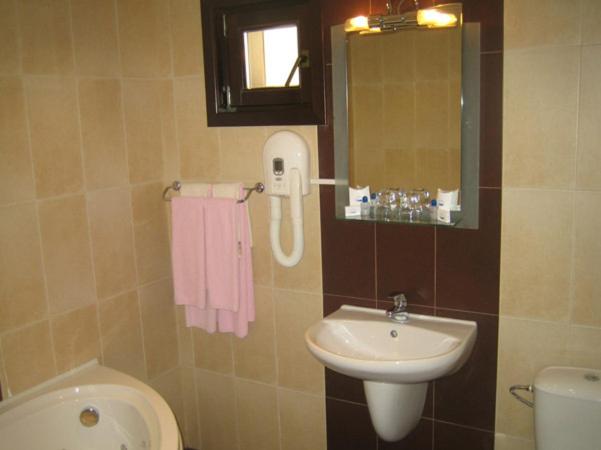 Koupelna v ubytování Gurko Hotel