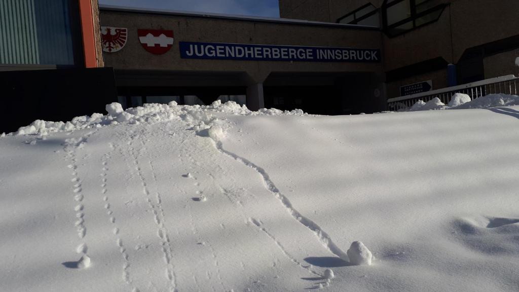 Jugendherberge Innsbruck - Youth Hostel v zimě