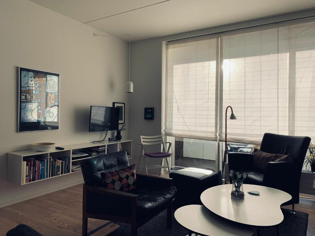 TV a/nebo společenská místnost v ubytování ApartmentInCopenhagen Apartment 93