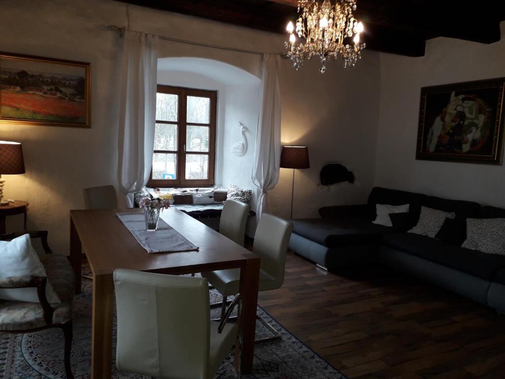 Posezení v ubytování Appartement Donaustrand
